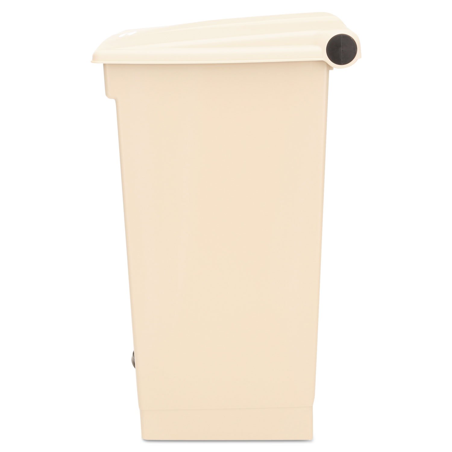 Rubbermaid Commercial Fire-Safe Step-On Receptacle, Rectangular, Polyethylene, 18 Gallons, Beige (614500BG) - Image 3