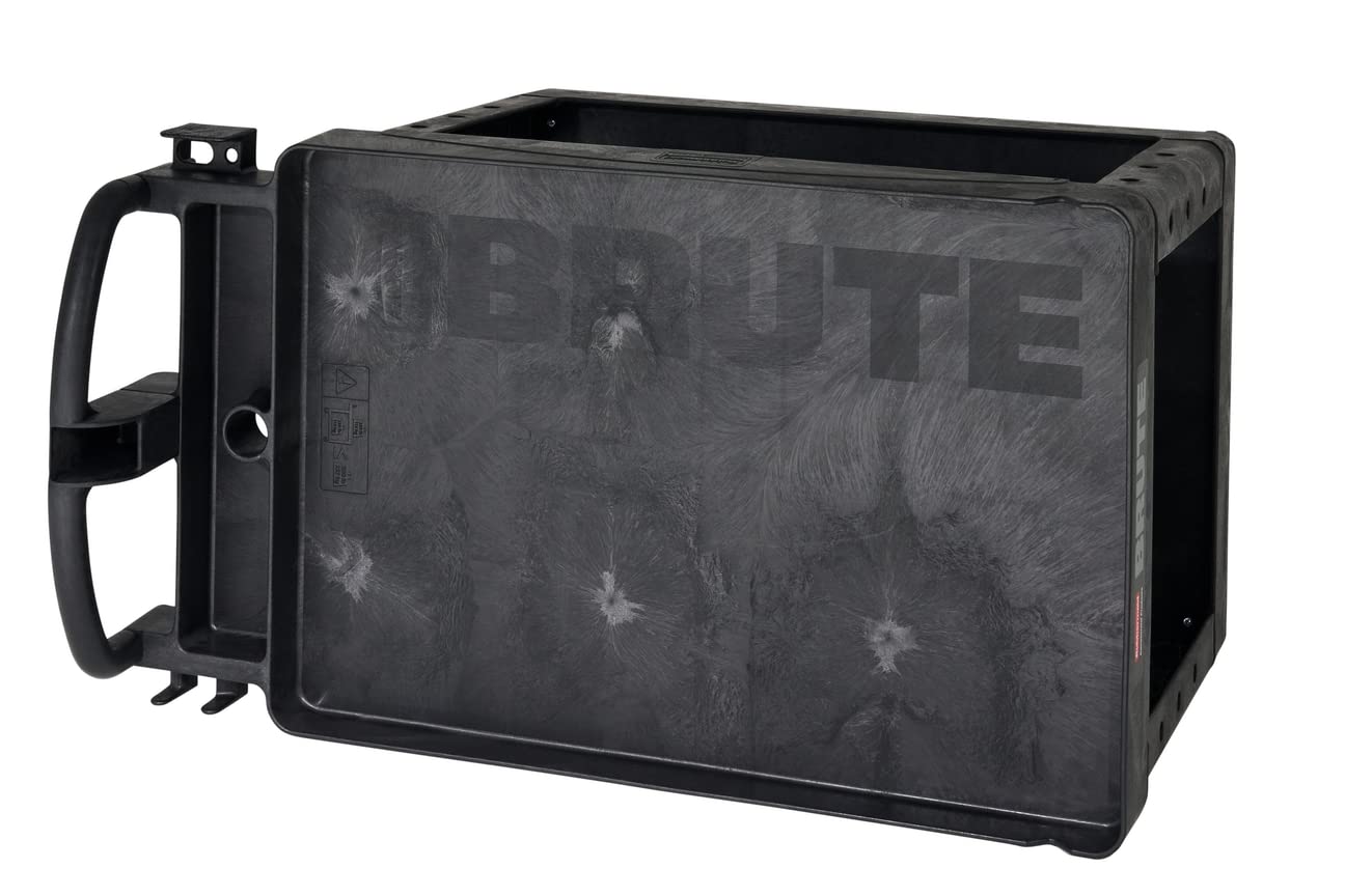 Rubbermaid Commercial Products 2-Shelf Utility/Service Cart, Medium, Black, Lipped Shelves, Ergonomic Handle, 500 Lbs Capacity, forfor Warehouse/Garage/Cleaning/Manufacturing - Image 22