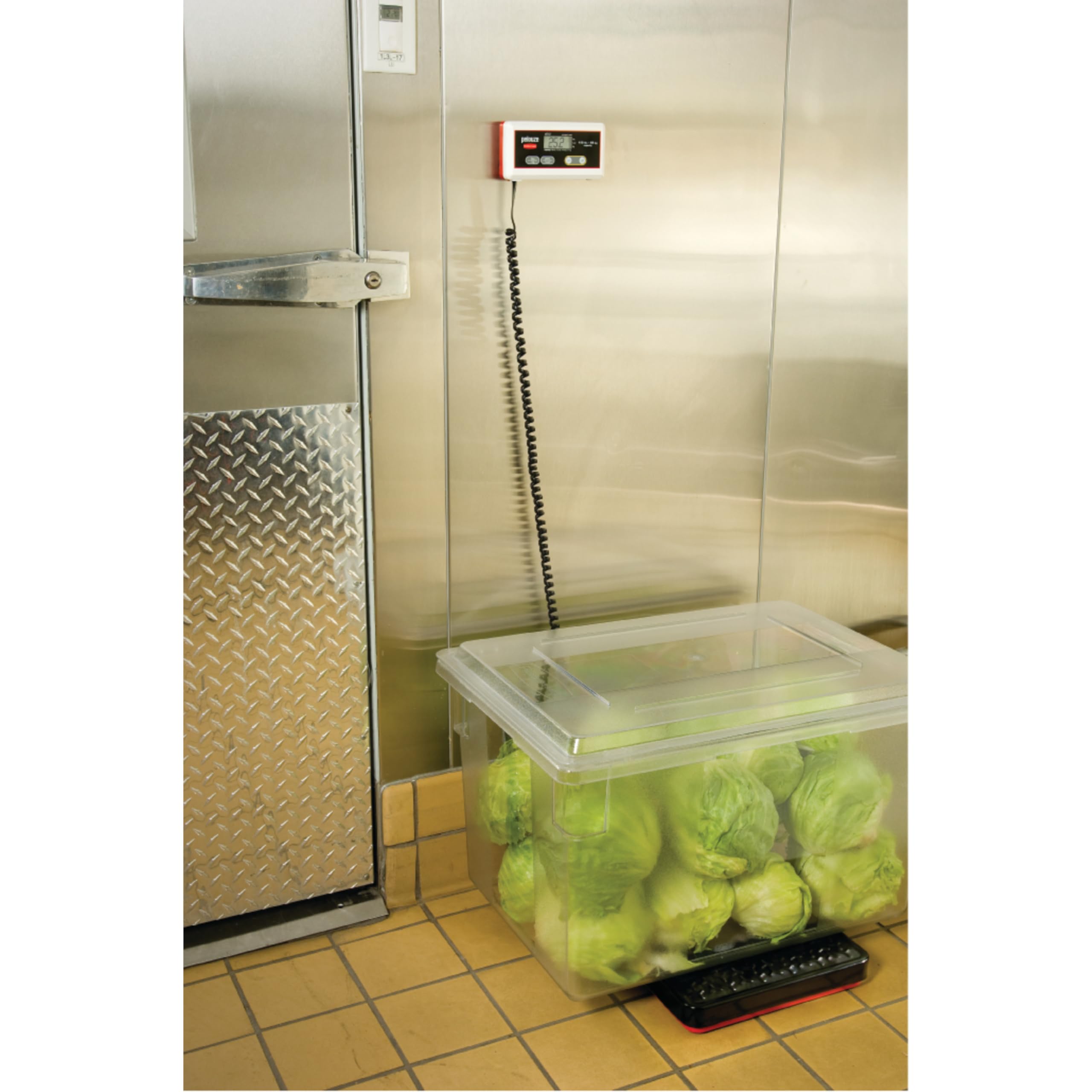 Rubbermaid Commercial Products Digital Receiving Scale 150-Pound Capacity Heavy-Duty Non-Skid Shipping Postal and Food Scale for Kitchen/Restaurant - Image 5