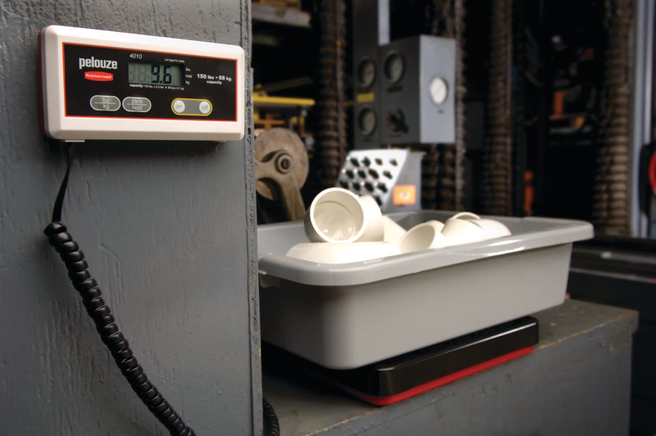 Rubbermaid Commercial Products Digital Receiving Scale 150-Pound Capacity Heavy-Duty Non-Skid Shipping Postal and Food Scale for Kitchen/Restaurant - Image 6