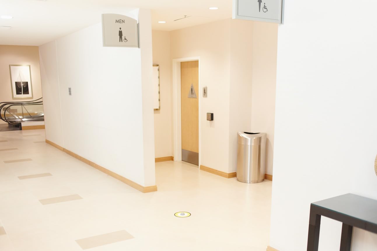 Rubbermaid Commercial Products Executive Series Eclipse Open Top Trash Can, 30-Gallon, Stainless Steel, 30 Gallon, Indoor/Outdoor Waste Container for Malls/Offices/Hotels/Schools - Image 5