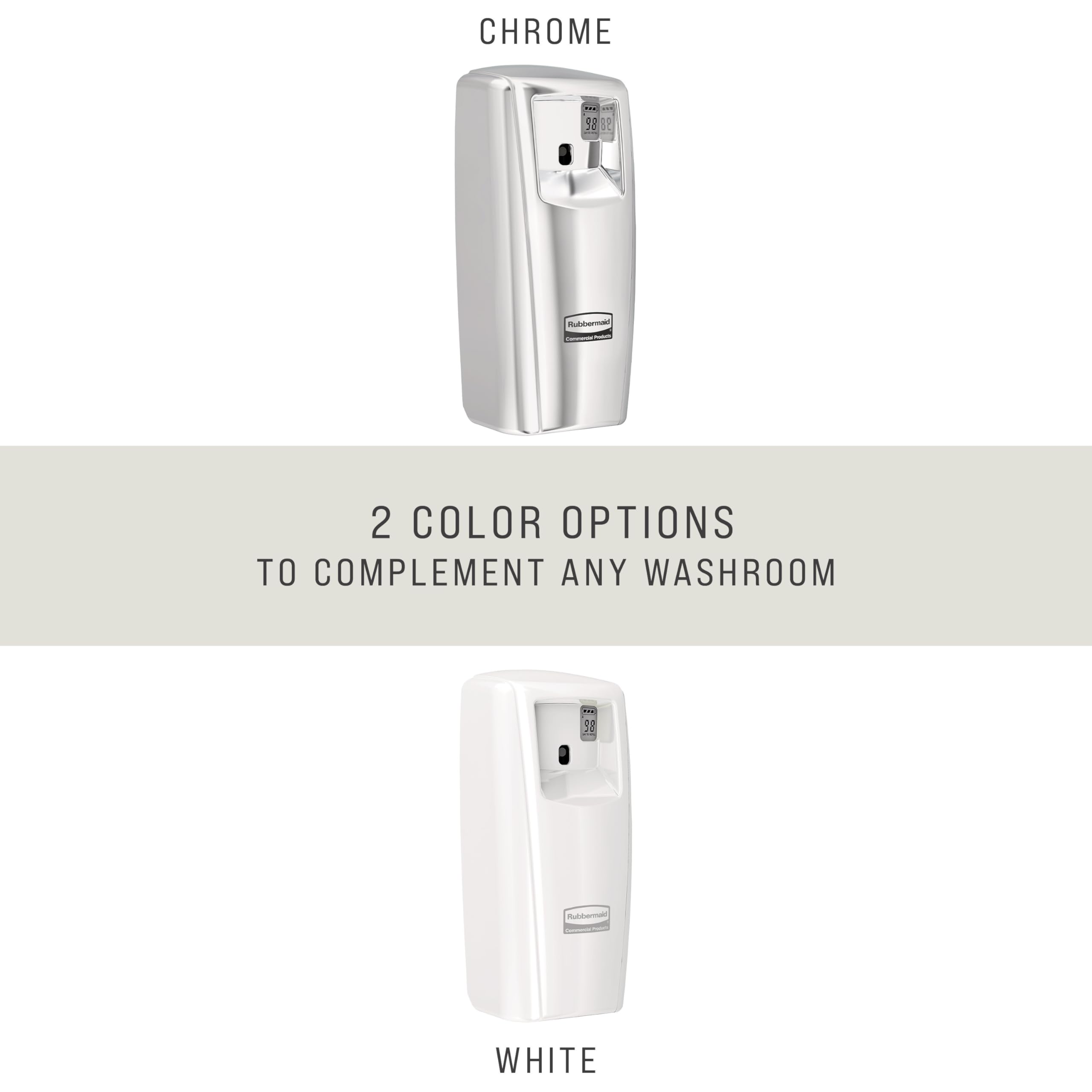 Rubbermaid Commercial Products Microburst Automated Odor-Controlling Aerosol Air Care System, MB9000 Dispenser, Chrome, for Restaurants/Hotels/Schools/Airports/Offices - Image 9